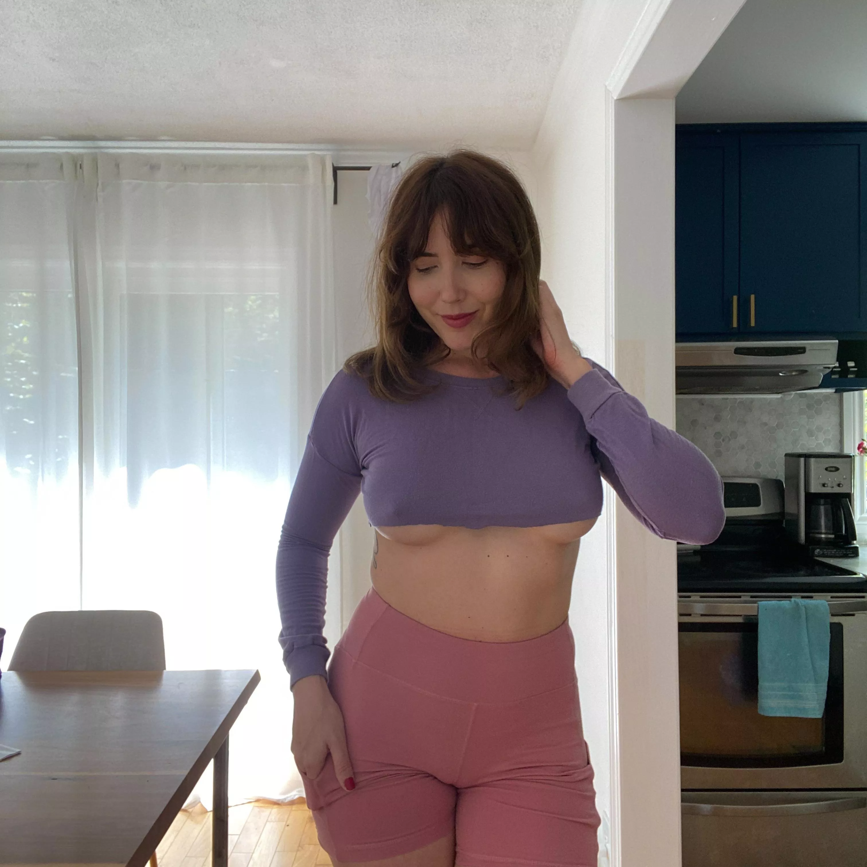 Wearing bright colours while working out is supposed to motivate you [f] posted by queenmombi