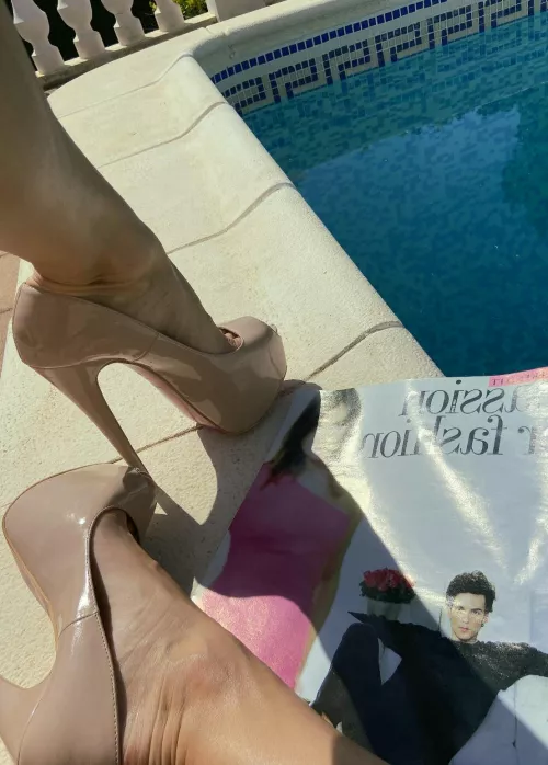 Wearing heels at the pool by imyourfetis420