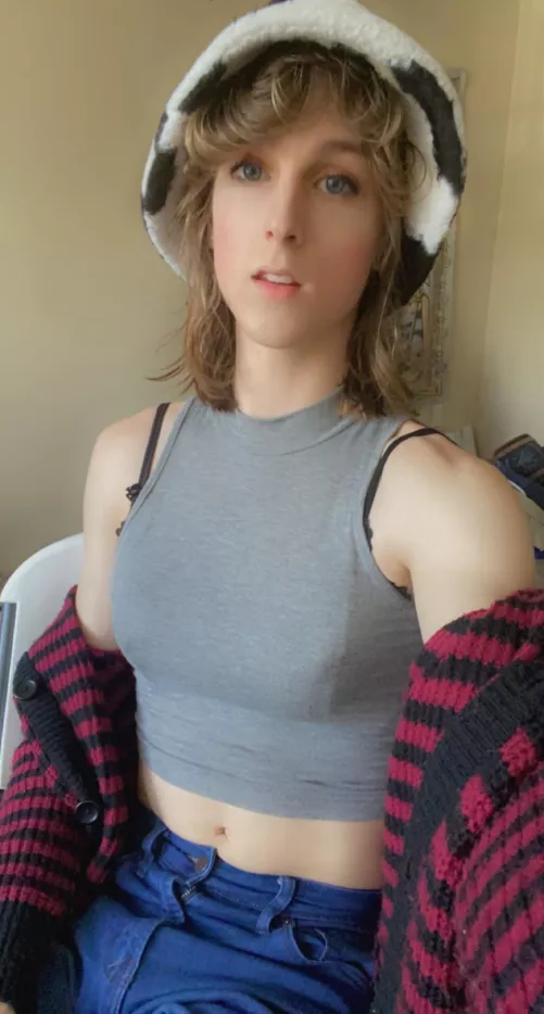 Wearing this in front of the boys, wonder how they’ll feel 🤔 by Fembotsupreme