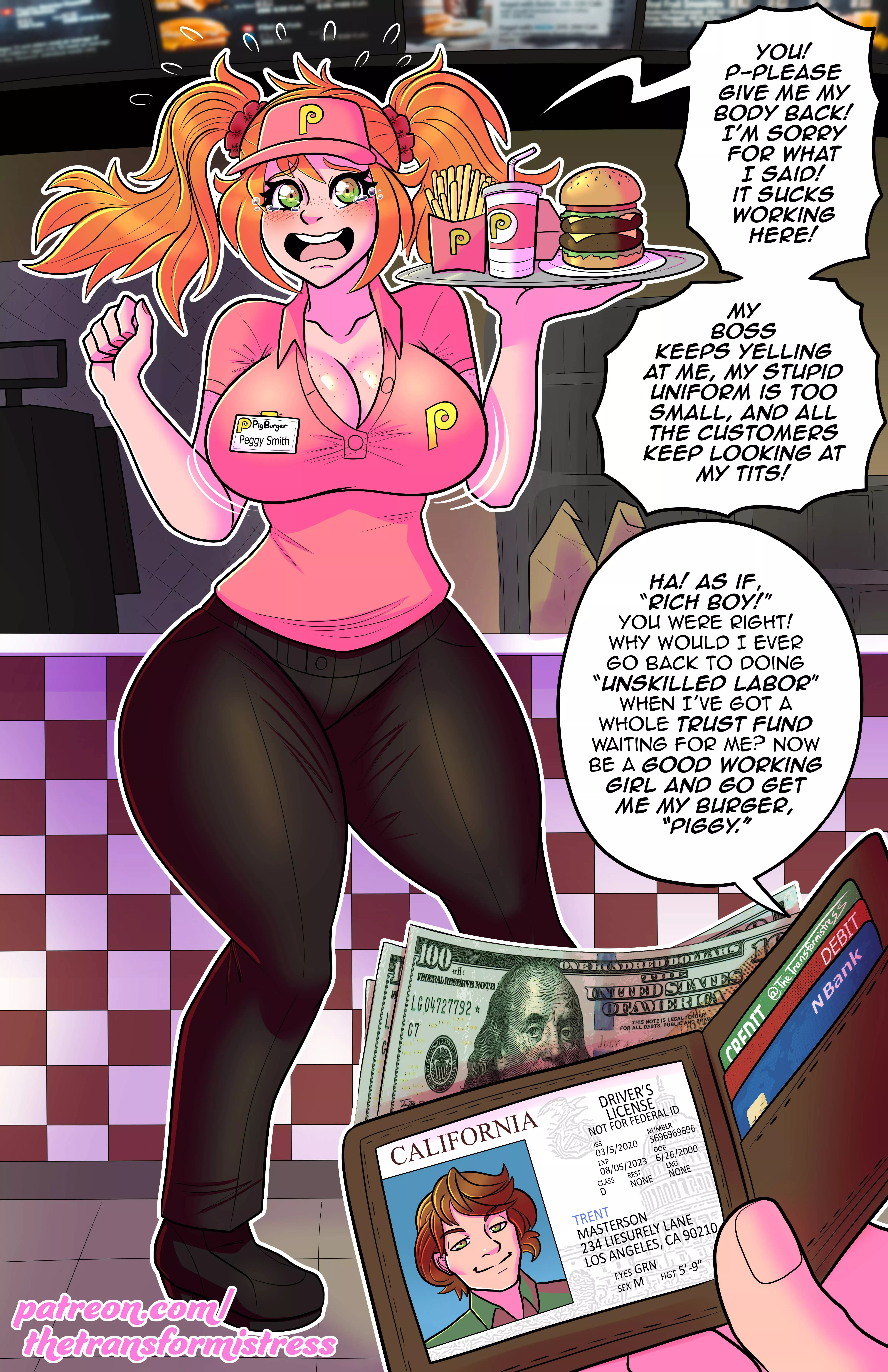 Welcome to Pig-Burger by TheTransformistress (MTF/TG) posted by not4myprimary