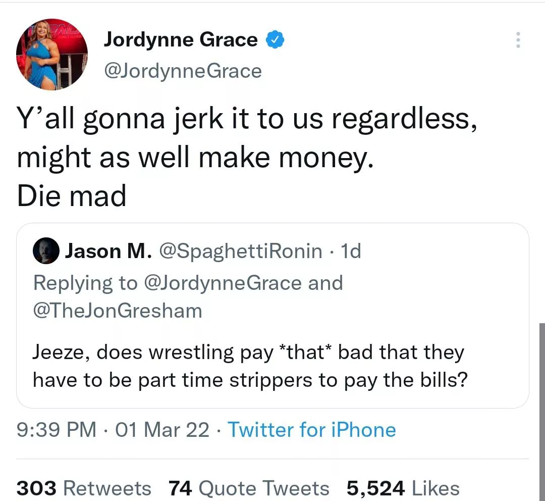 Well I mean she has a point posted by bayleyfan94