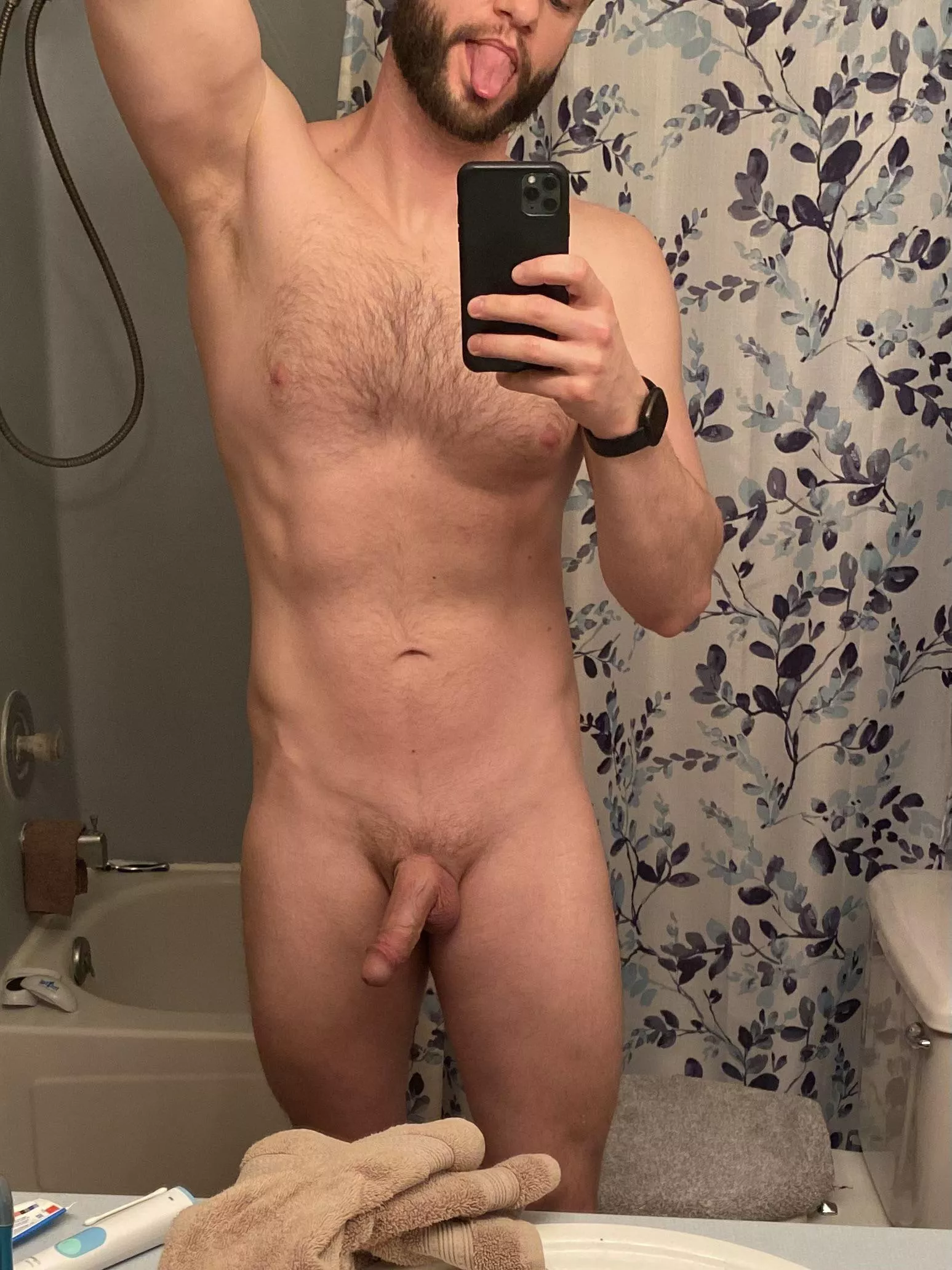 Well. I’m at half mast. But I got the beard ;) posted by PNW-PlayTime