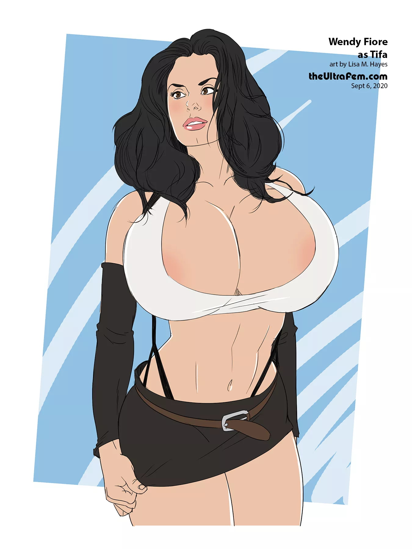 Wendy as Tifa Lockhart - Art Commission posted by unown7599