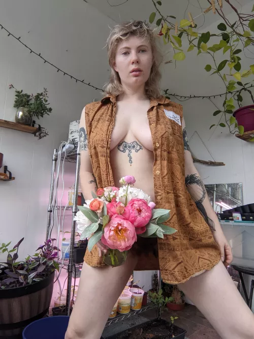 Went on a date after taking this and gave her the flowers. by solid-soonyee8