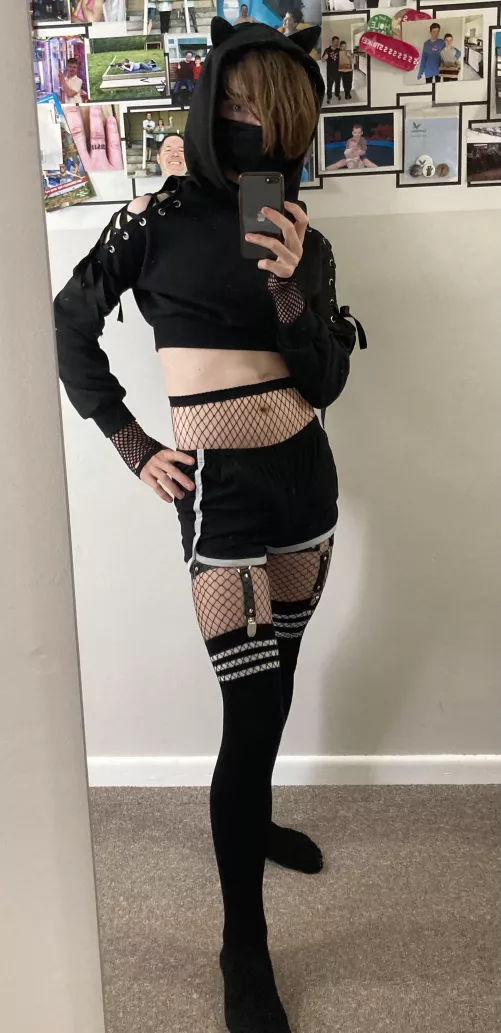 Went out for femboy Friday, got quite a few stares :) by JustYourLocalFemboy