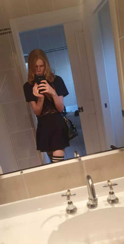went out in public for the first time dressed as a girl by Chloeeveee