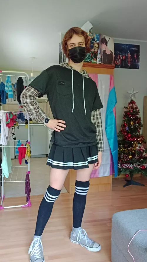 Went out like this in public today 😊😊 by pibou421