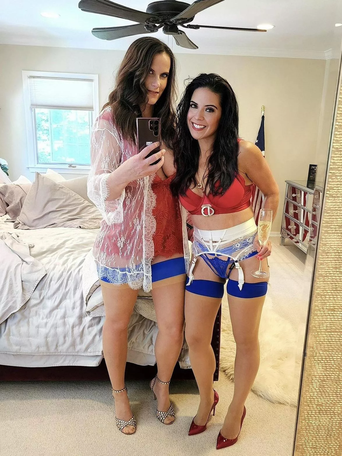 We’re double trouble in thigh highs posted by AnnabellePeach