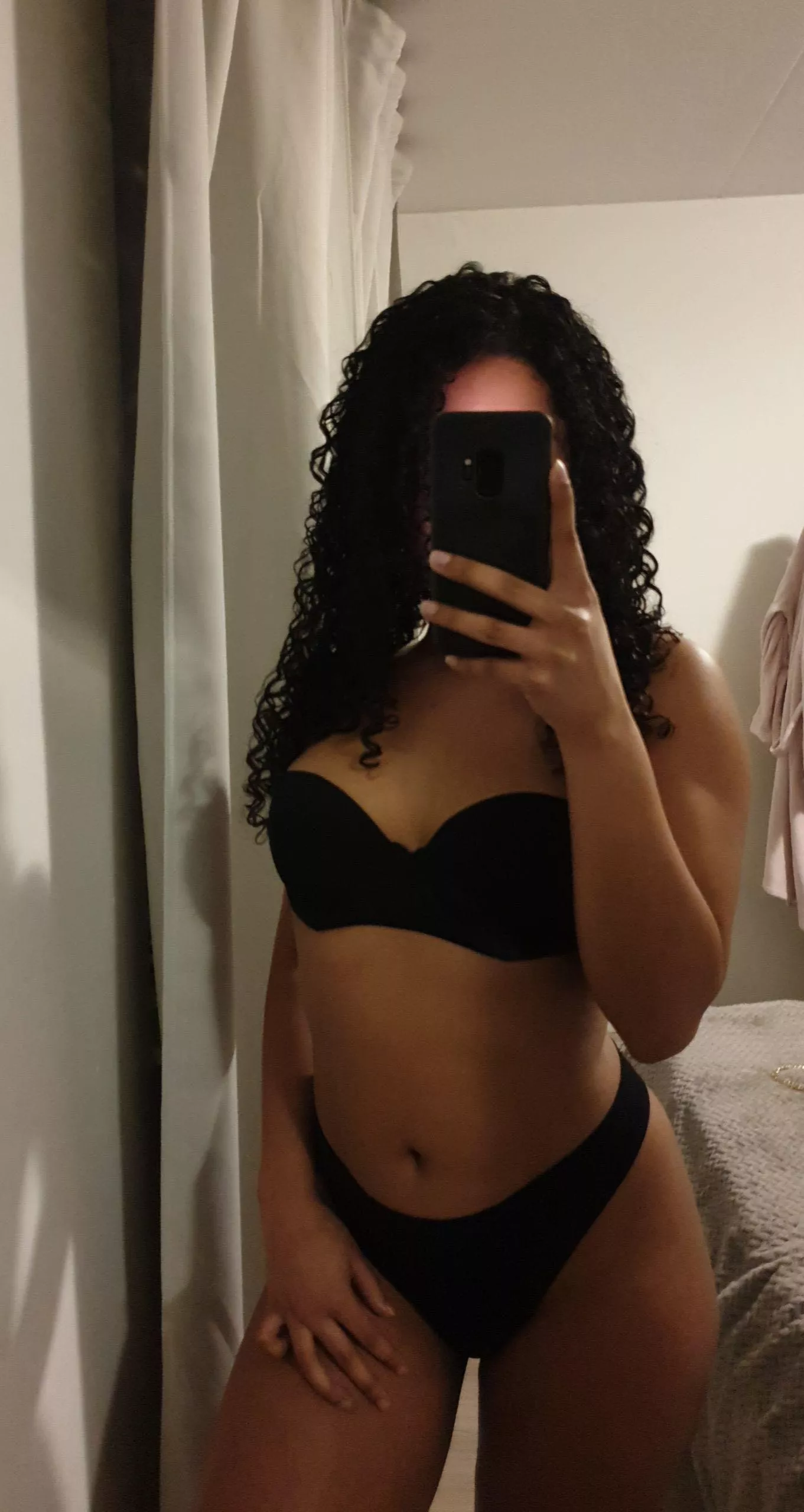 Wet curls posted by Slimthickpetite
