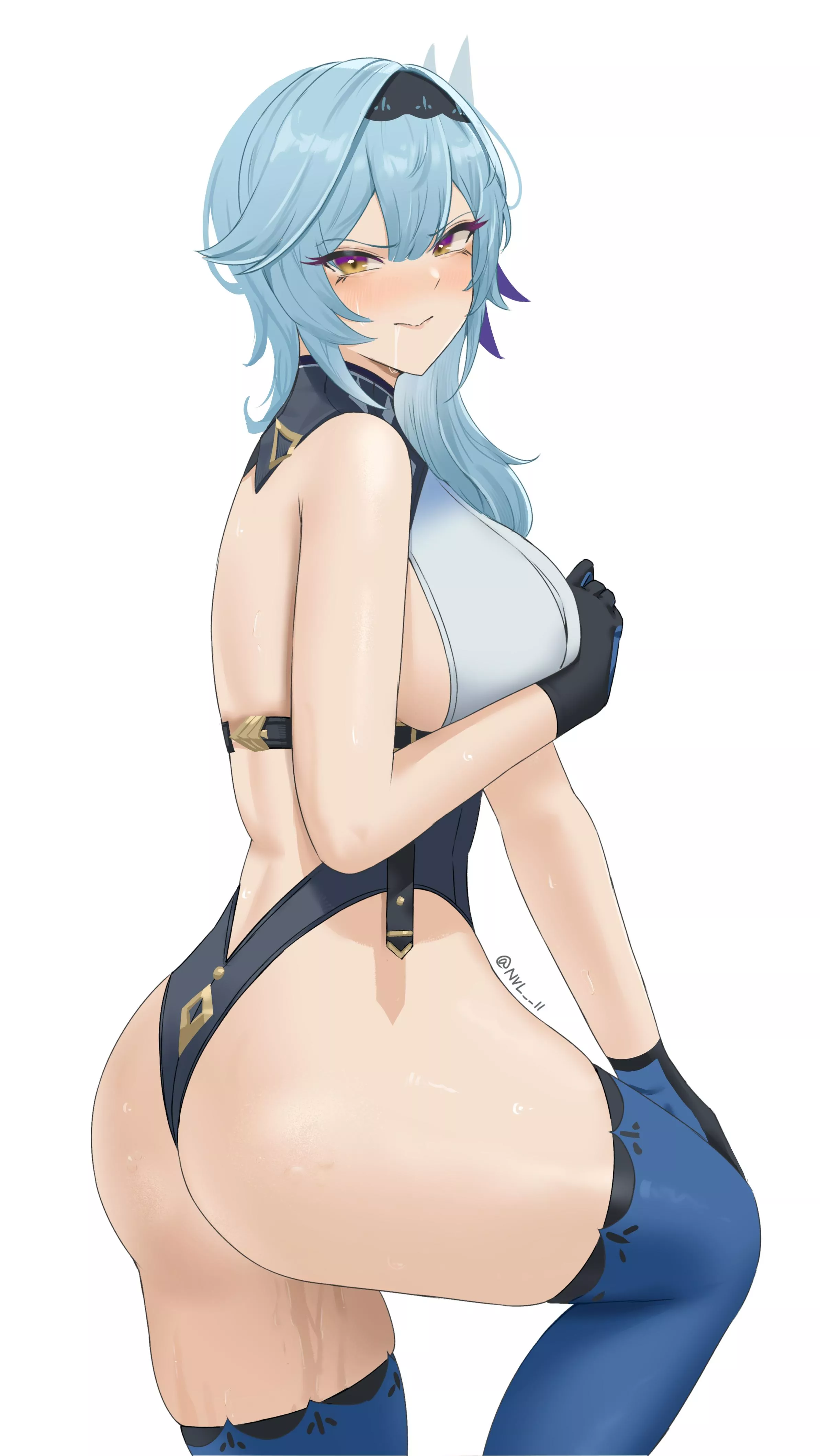 Wet Eula [Genshin impact] by (nvl) posted by Faoovo