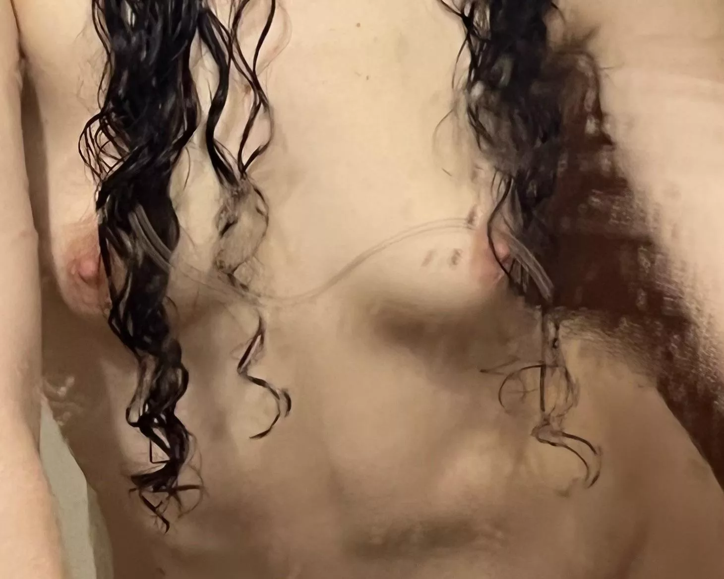 Wet tits and curly hair. Isn't it a winning combo? posted by stassybabich