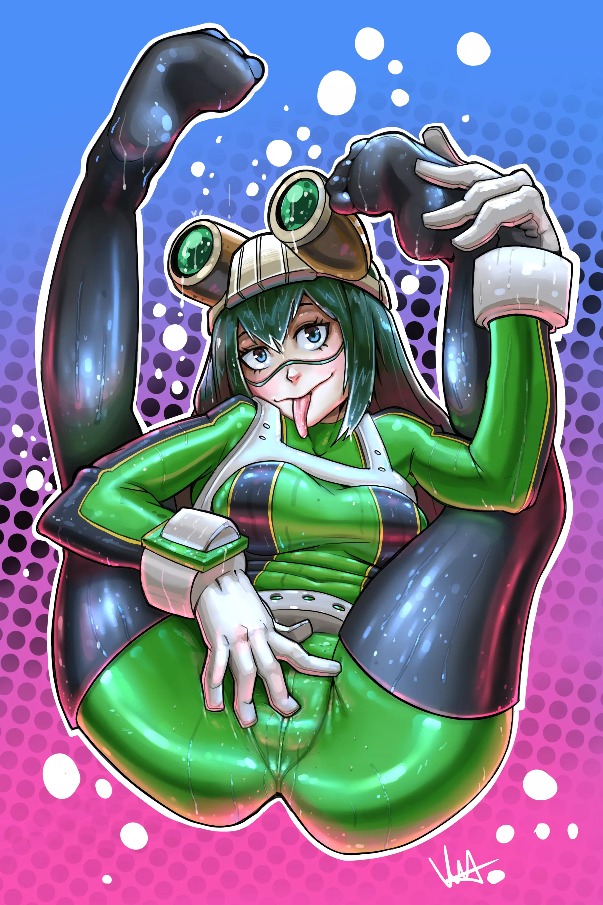 Wet Tsuyu Asui!! (ViniTheProg) posted by ViniTheProg