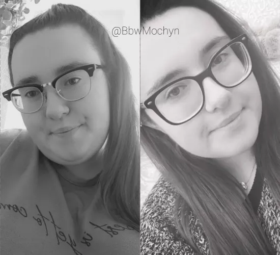 What 200+lbs of wg looks like on my face 🥵😍 by bbwmochyn