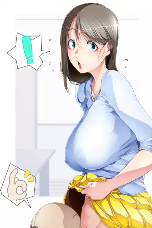 What a lucky guy by Henthigh_Senpai