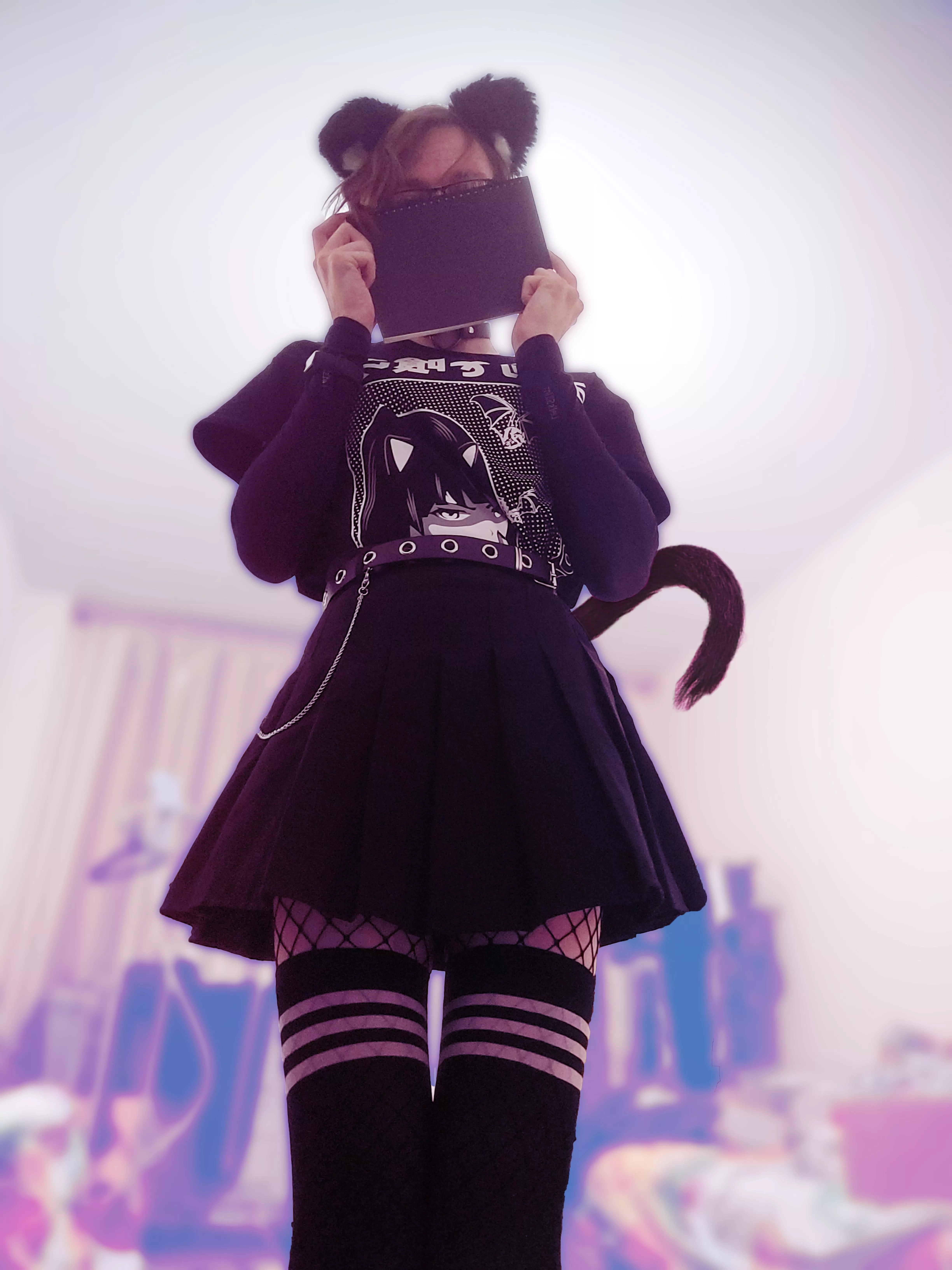 what about some catboys in neon lights? 🟦😻🟪 posted by Nar1A_zera