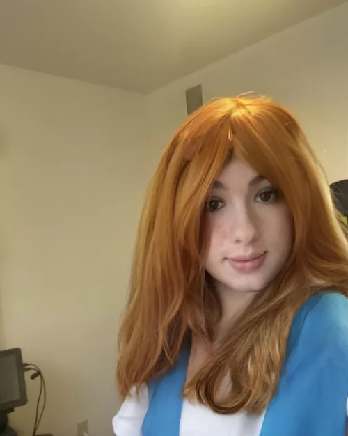 “What are you, stupid?!” My first femboy cosplay, Asuka Langley Soryu! First time trying to style a wig>.< by tetrismaster16