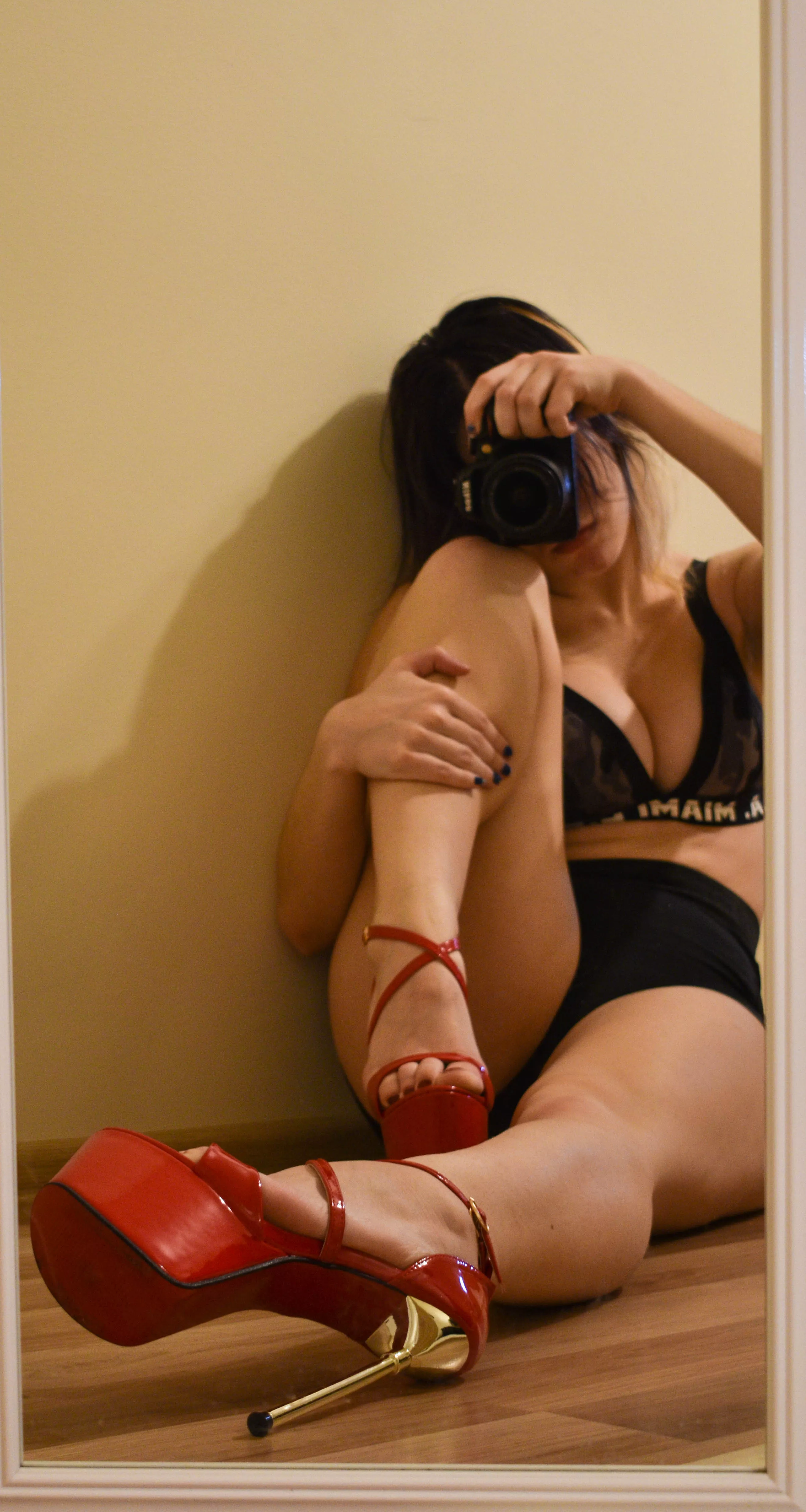 What do you think of my foot in these heels babe? posted by xtraheatvorogue
