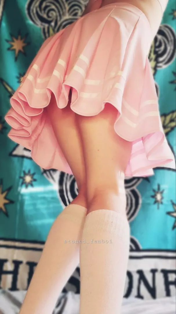 💝 What do you think of my new skirt? posted by stoned_femboi