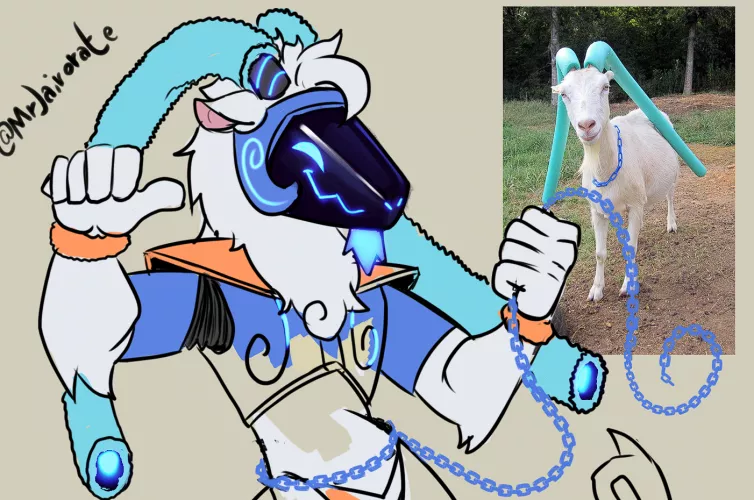 what do you think of my protogoat? should i finish? 🌊🐐 by jairorate