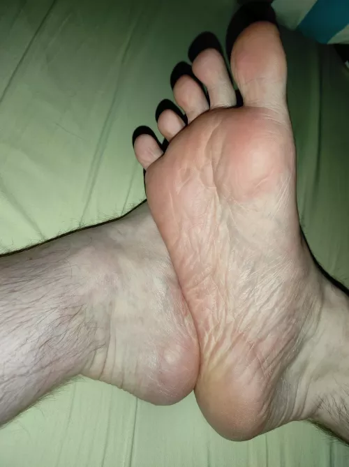 What do you think of these big feet? by BigTongueLover22