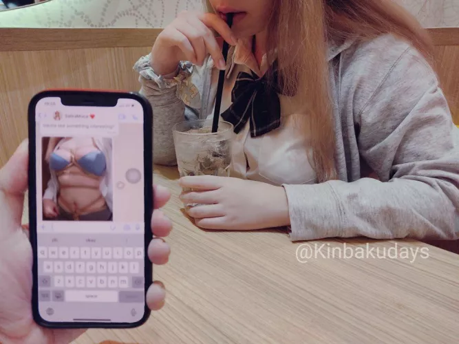 What if I send this to you on our date? 🤭 by Kinbakudays