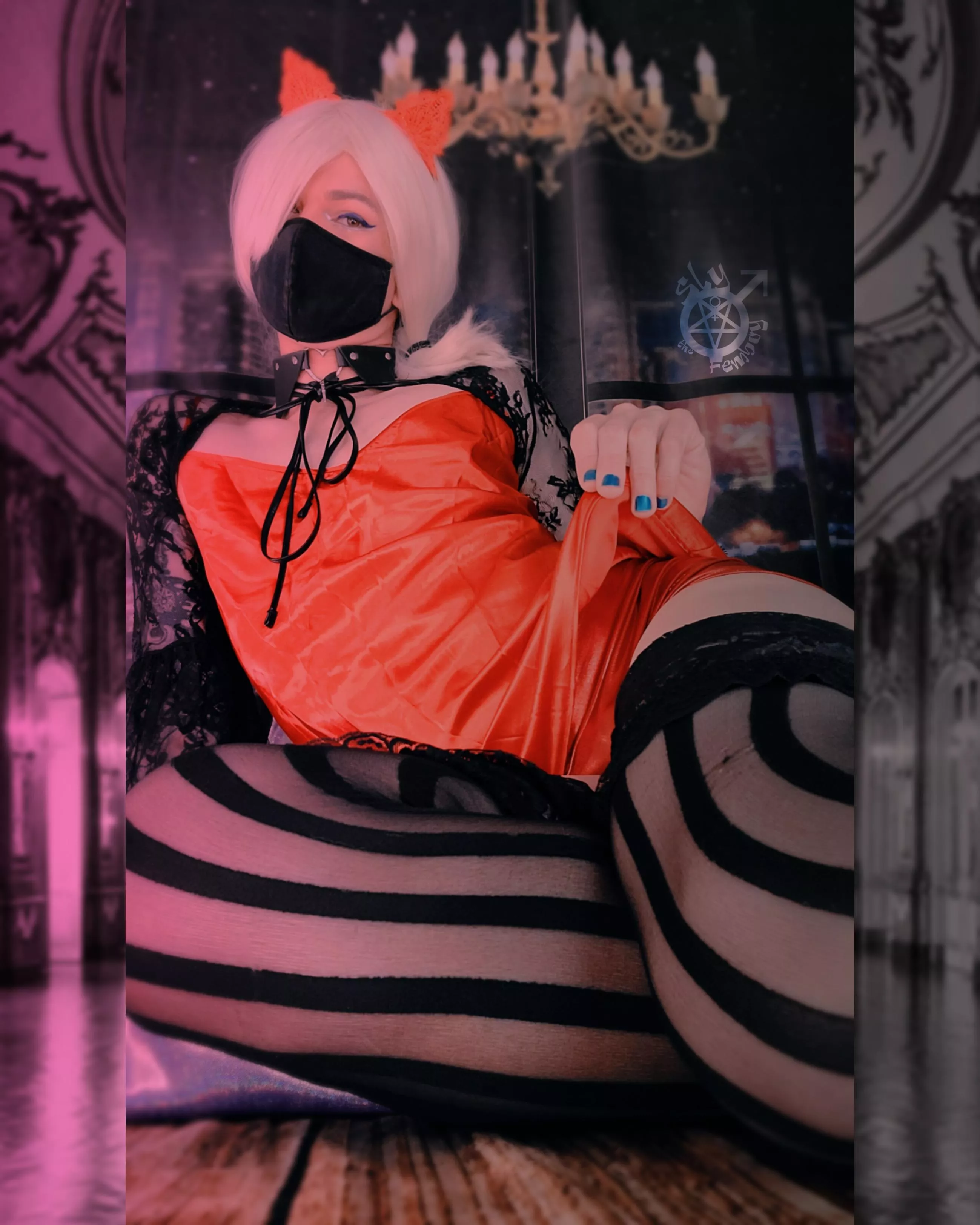 What if we danced in the ballroom together? 🥺💙💙 posted by Slythefemboy