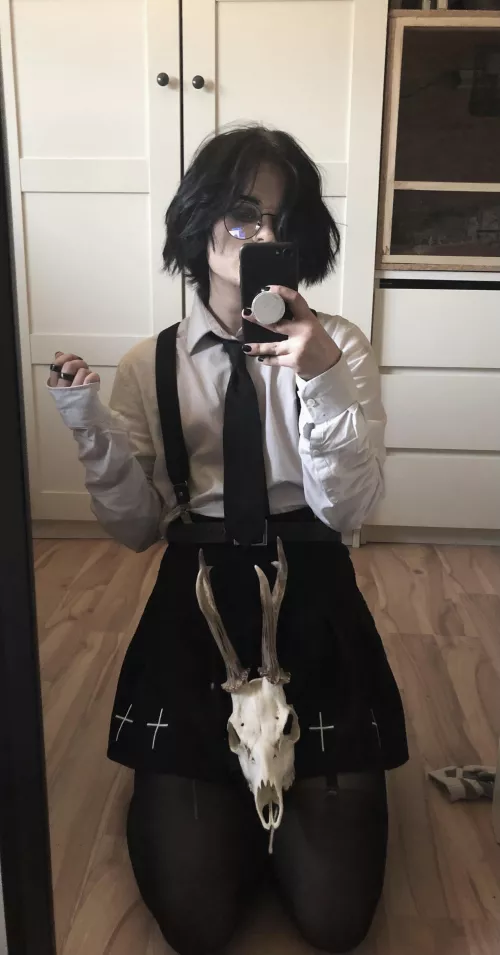 What if we played chess together and I showed you my skull collection? Jk. Unless? ;) (Also I think I’ve been shadowbanned?) by MidNovelty