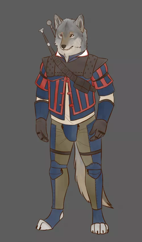 what if witchers were furries (art by me) by Professional-Work518