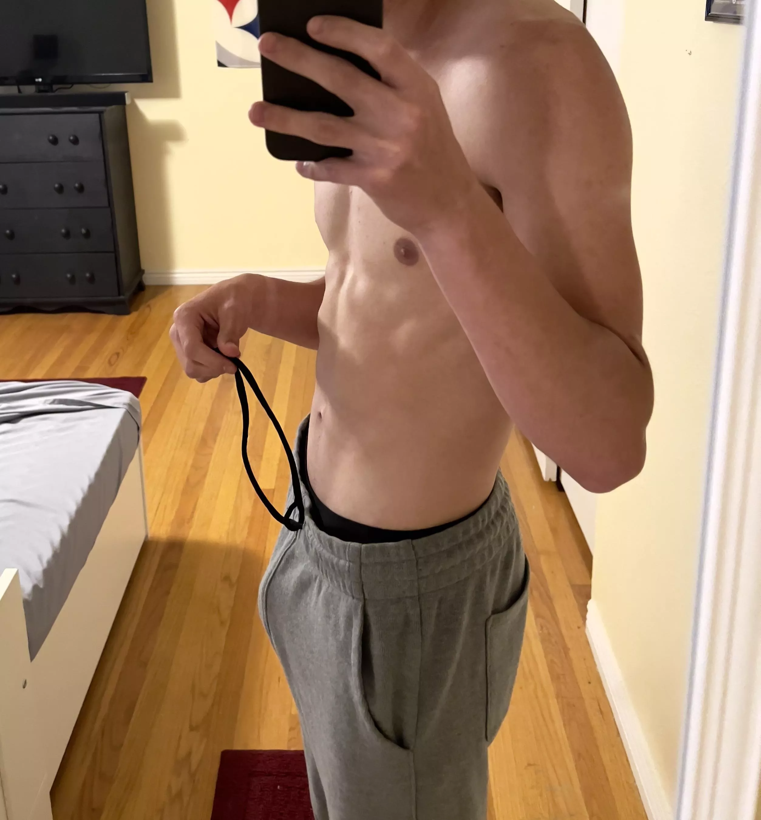 What my roommates get to see 🍆 posted by Leanrunner17