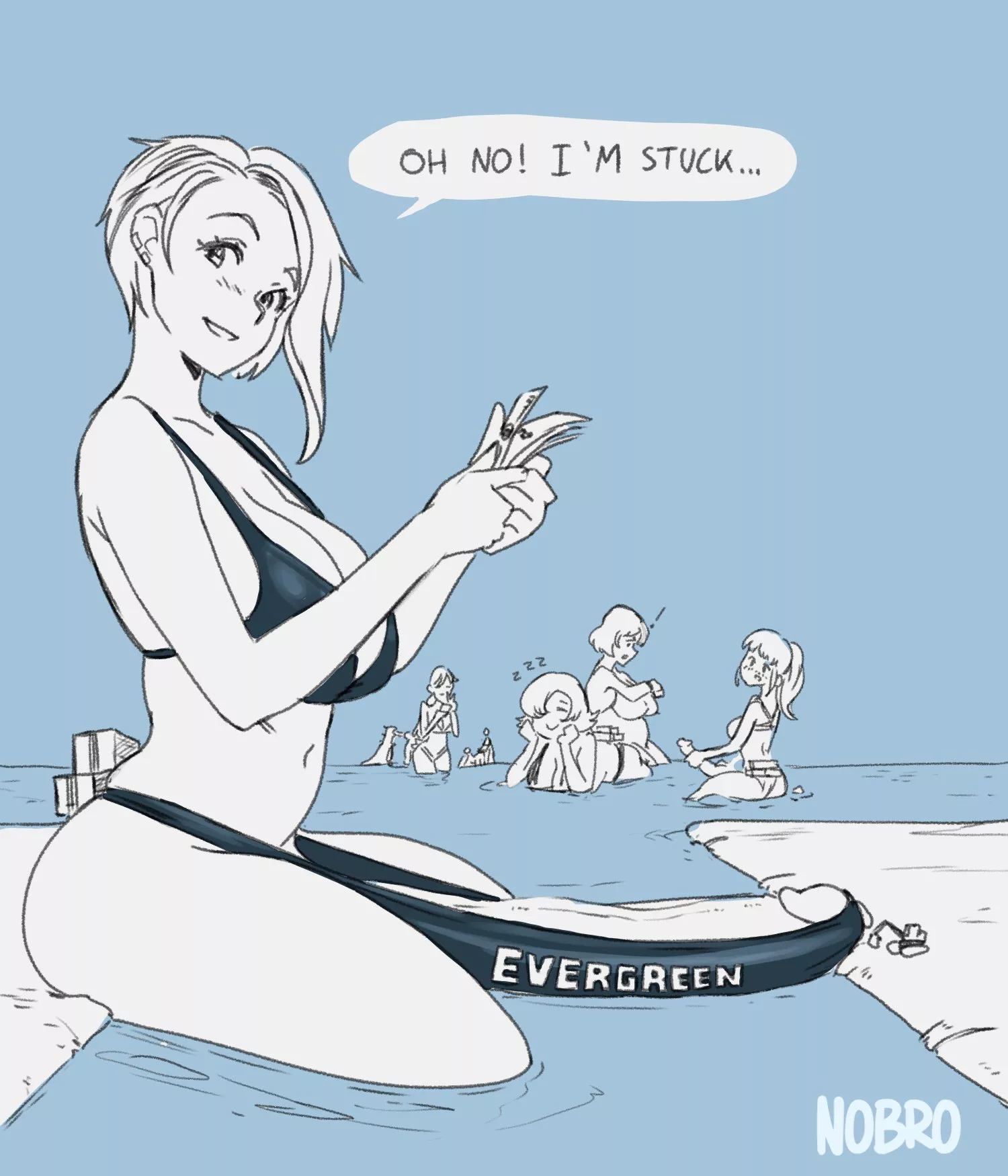 What really happened to the Evergreen posted by kinkykat977