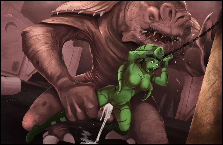What really happens in the Rancor Pit (Lucien) by JadedSpinachMonster