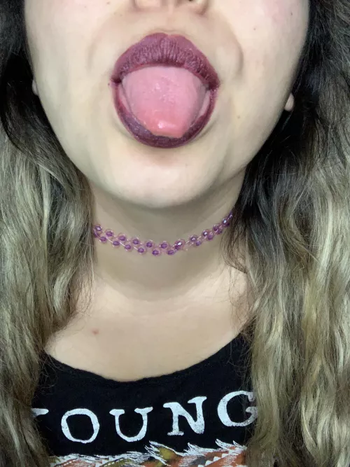 What should i do with this tongue? 😈 by Frisky_Couple69