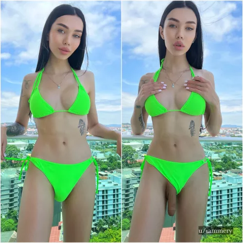 What would you do if a dick fell out of my bikini? by iammery