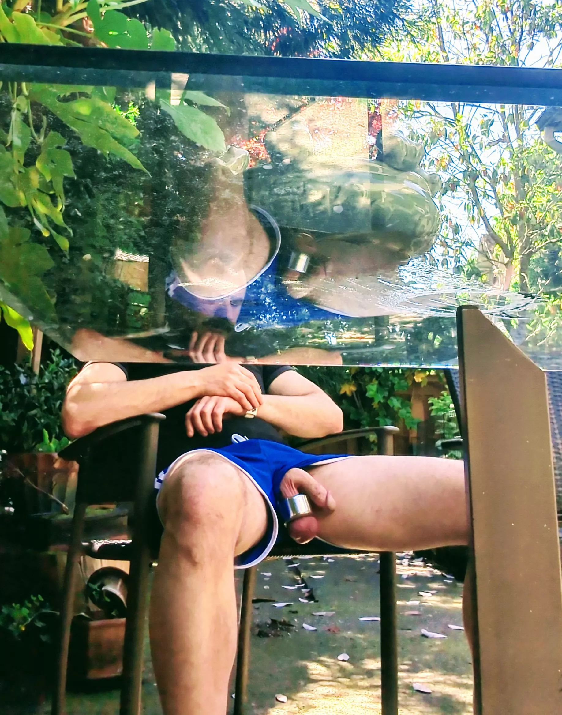 what would you do if you peeked under the table and saw dad's cock like this? posted by OtterboxPDX