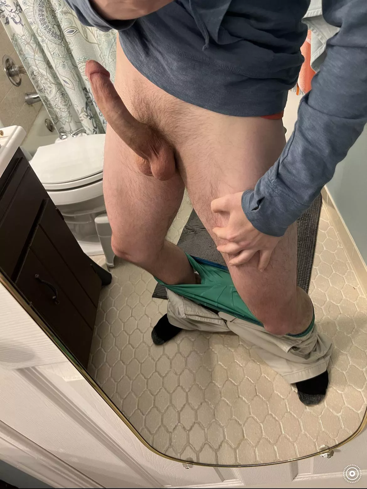 What you see when you walk in on my getting ready to shower posted by No-Hedgehog-7210