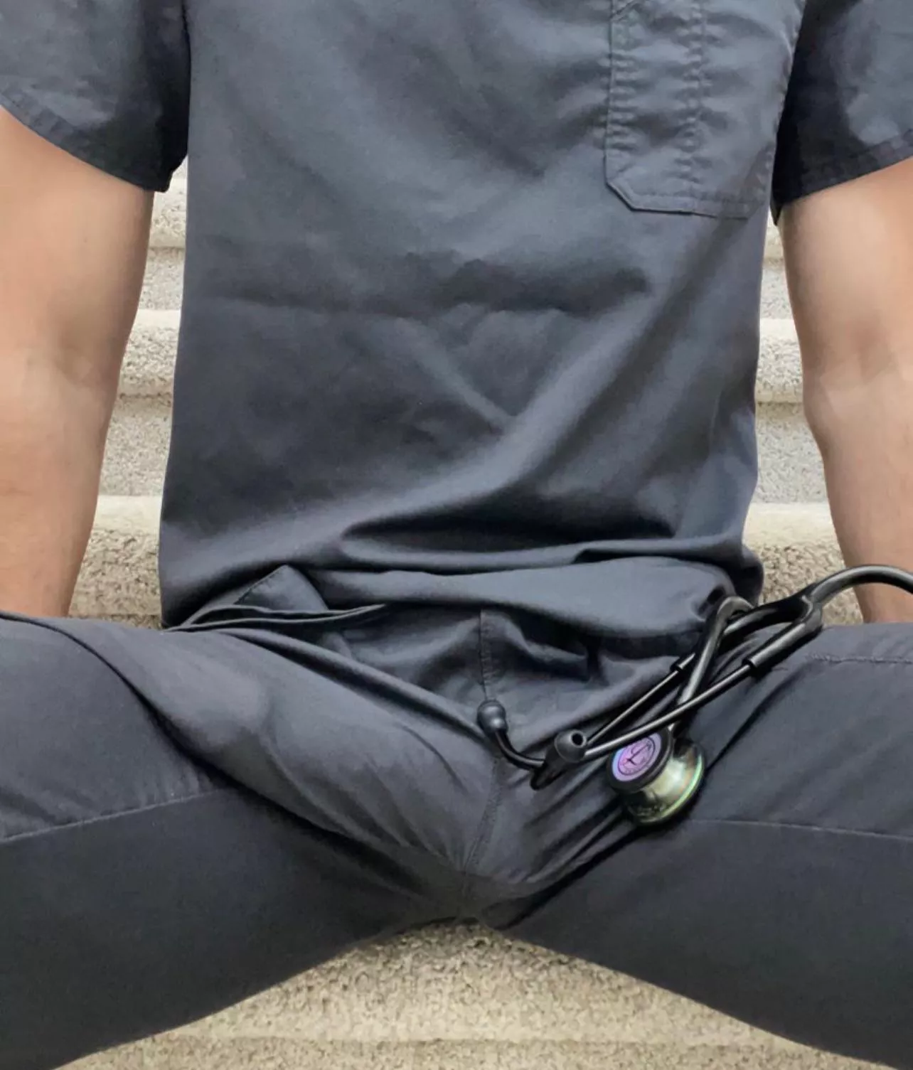 What’s under my scrubs 🤫👀 posted by charlie_b6302