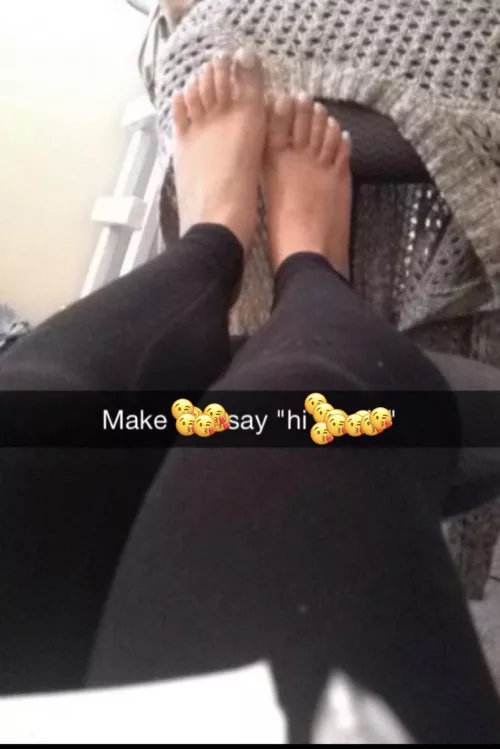 When a cute guy sends you a picture of his kid, he has a wife but you also know he has a foot fetish so you shoot your shot. thought you all might like this so i saved it before i sent it by NutInsideMILF