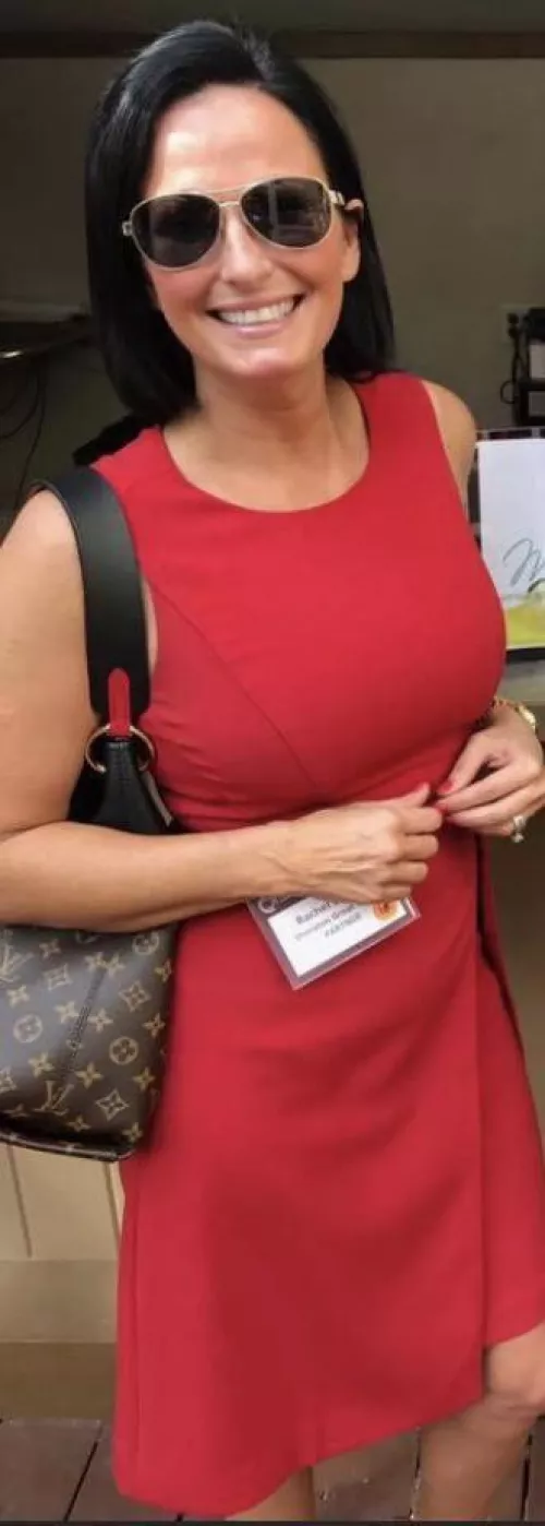 When a fully covered dress can still be so sexy and formed so well to her body by mccomzee3520