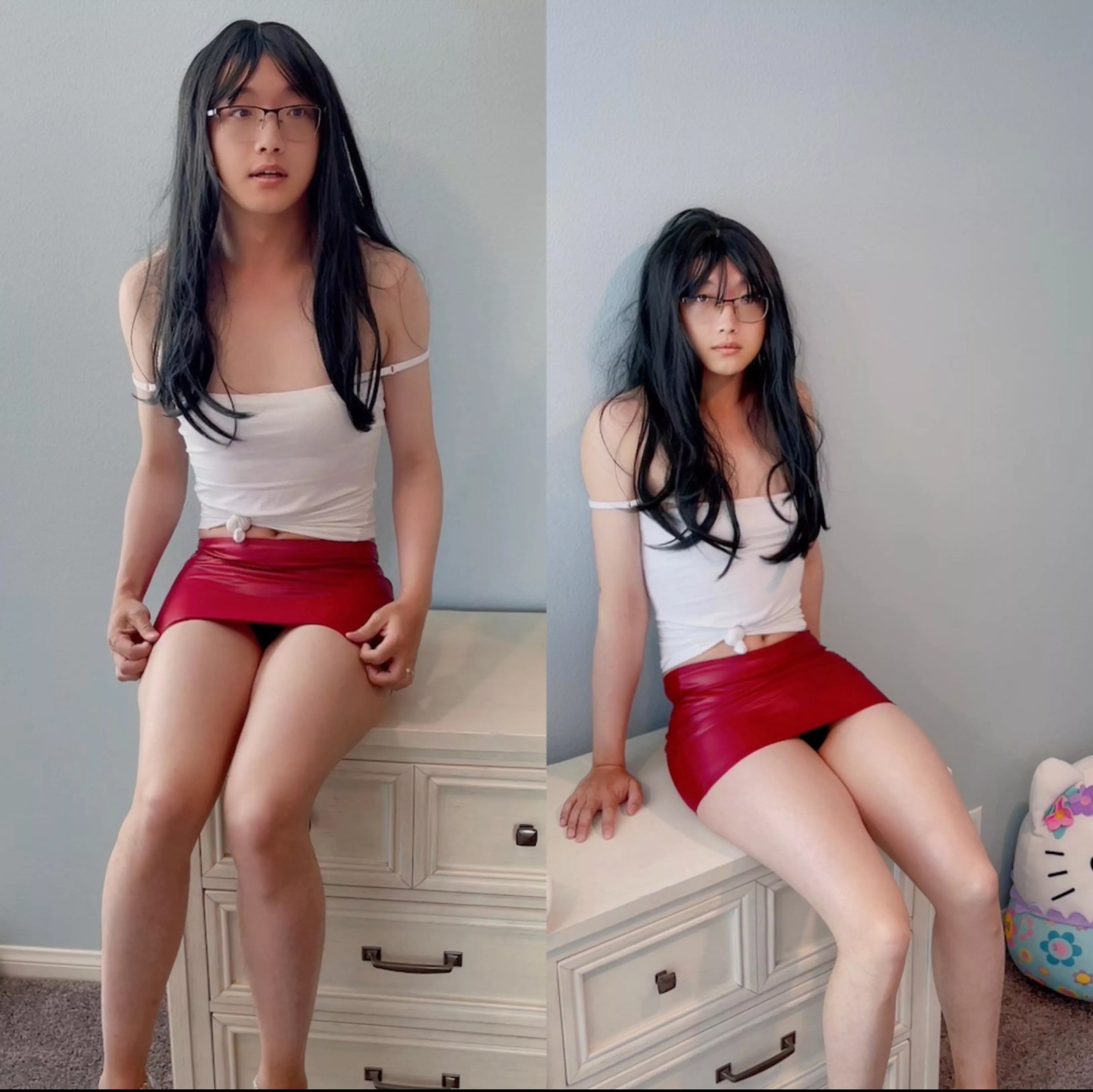 When am home alone it’s always fun time haha 🤓👅❤️ posted by Telperienjzsn