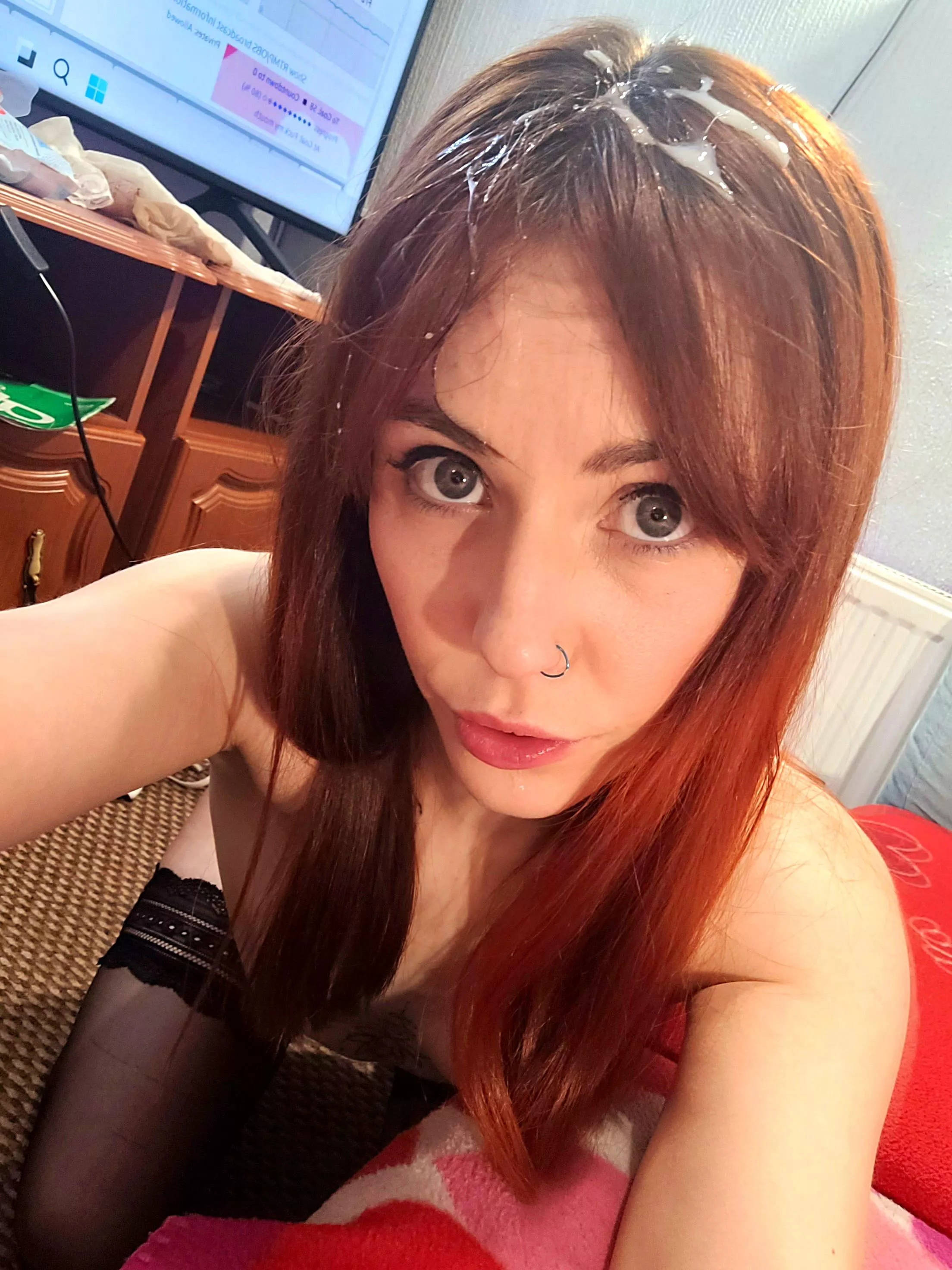 when he deliberately shoots his load in your hair instead of my mouth x posted by lixxandrose69