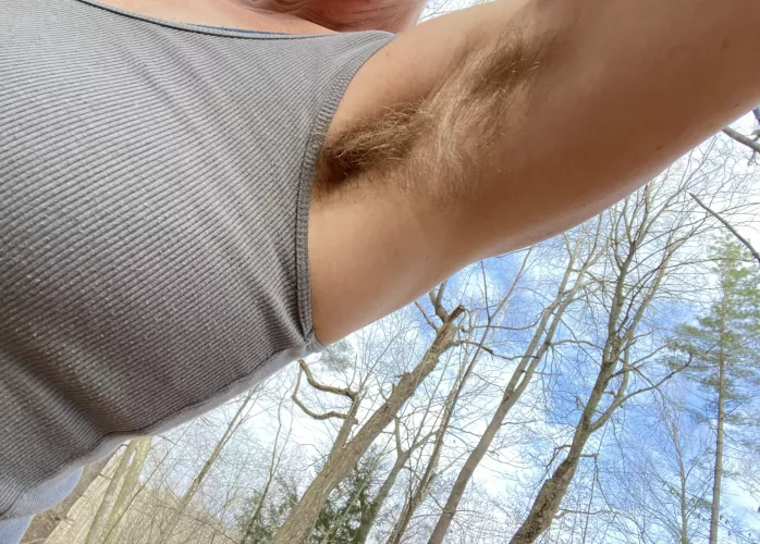 When I did shave, these would drip like faucets. Now, there’s this lovely catchment and diversion system. by WendyPitts