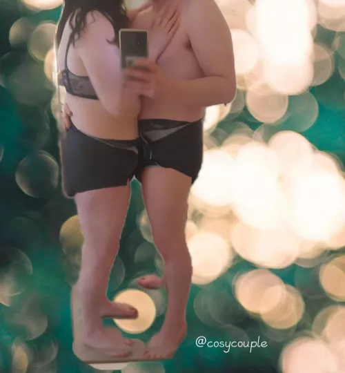 When I’m wearing I love matching with him 💕 It’s so lovely getting to wear together. I love how he’s brought me into this world and I’m enjoying exploring it alongside my love. by CosyCouple