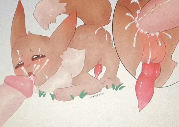 When is he finally gonna evolve into Slyveon??😡 [M] (Art by Remoryoo) by httpremor