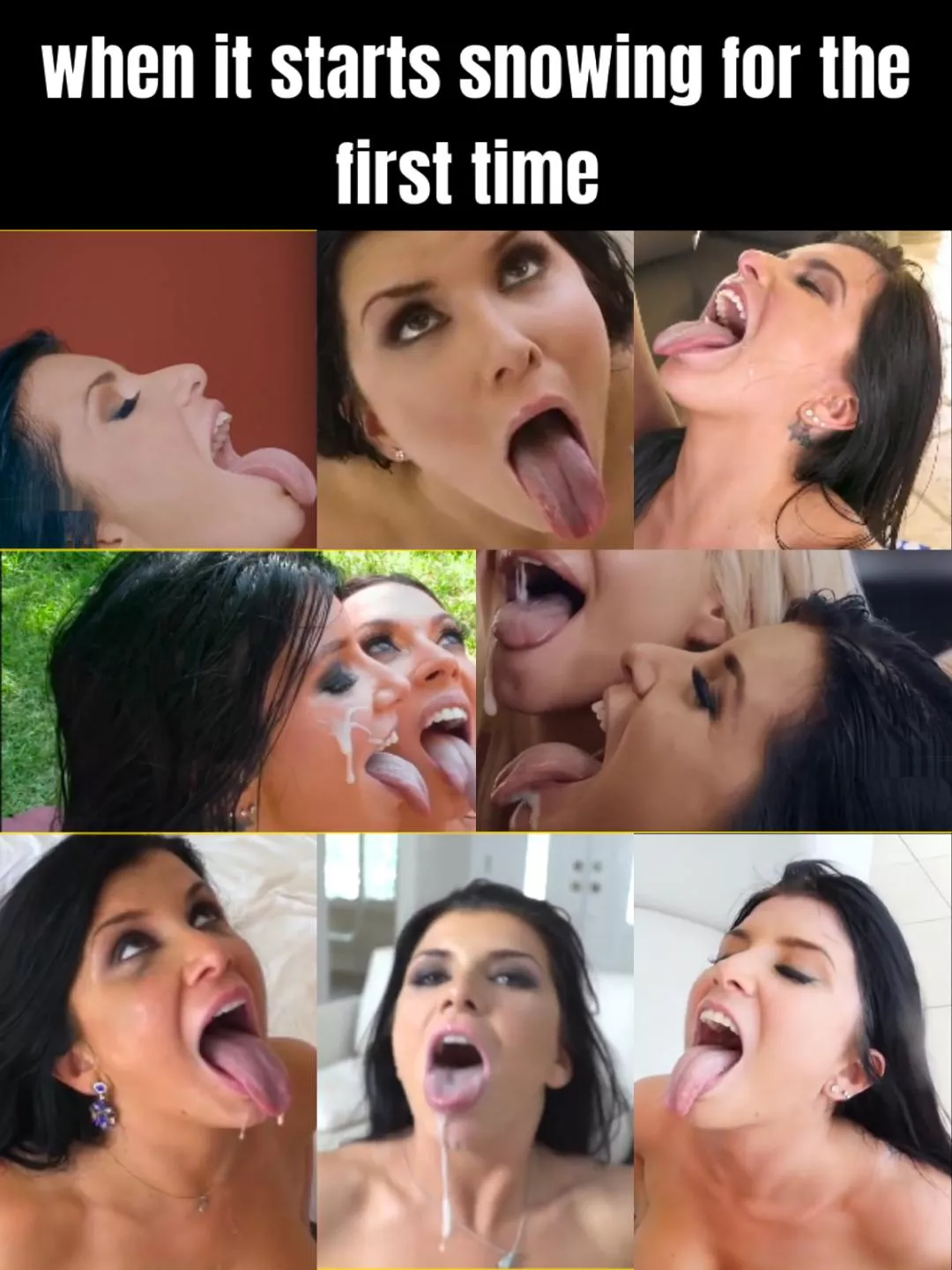 when it starts snowing for the first time posted by BrianaBanksfanatic