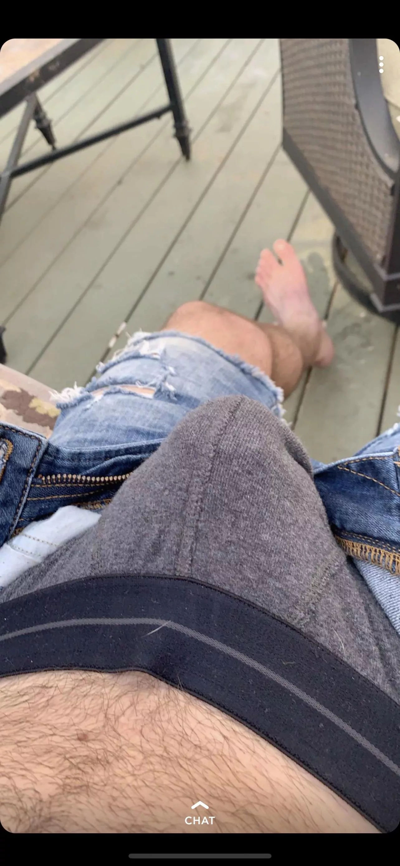 When it’s bulging so you have to give it some room… posted by furryotterz