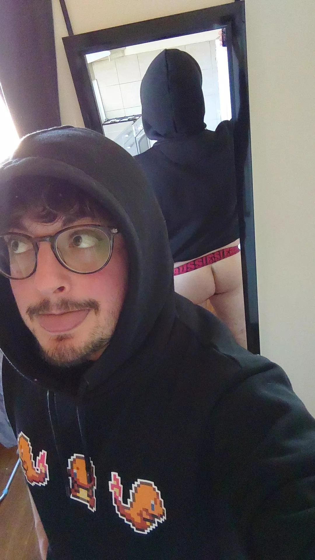 When it's cold but still want to give easy access to your boyfriend 😋 posted by Azovik