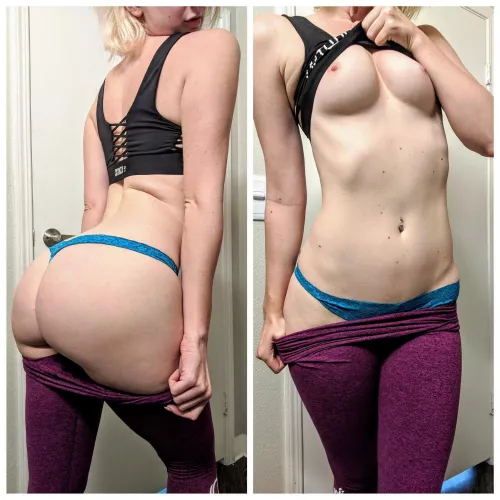 When the gym clothes come off [F] by Insatiable--Misfit