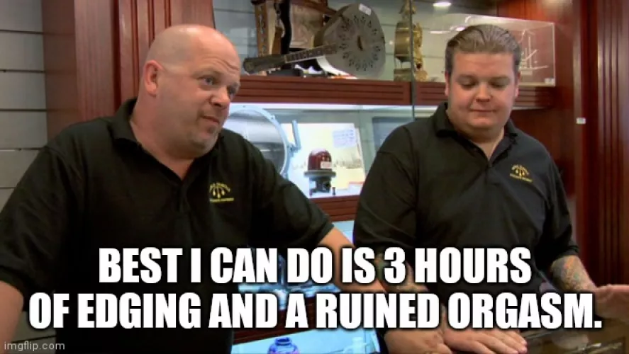 When you ask her if you can cum tonight. by GiantSweet