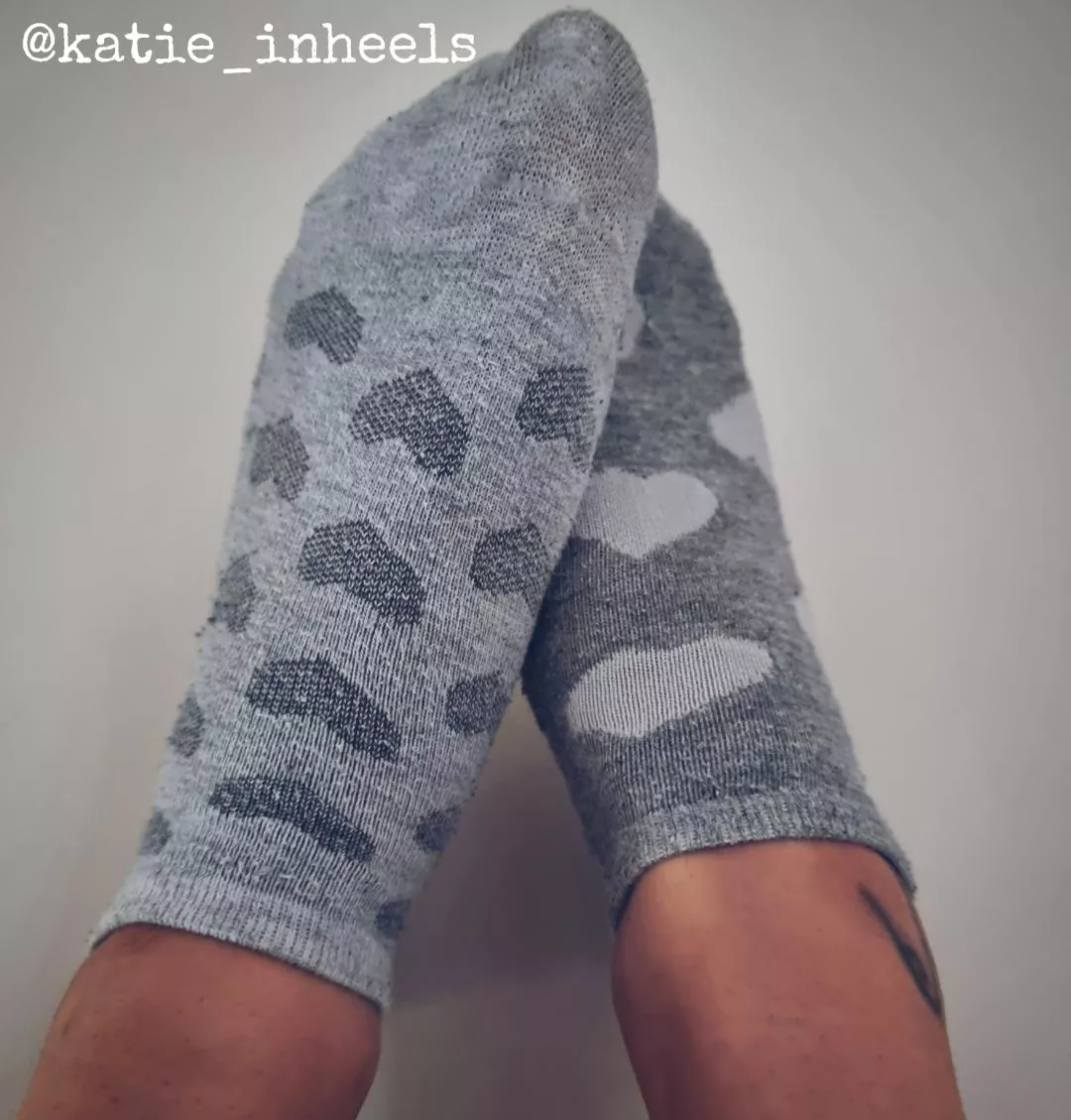 When you put your socks on thinking they match... I was close right 😜 posted by katie_inheels