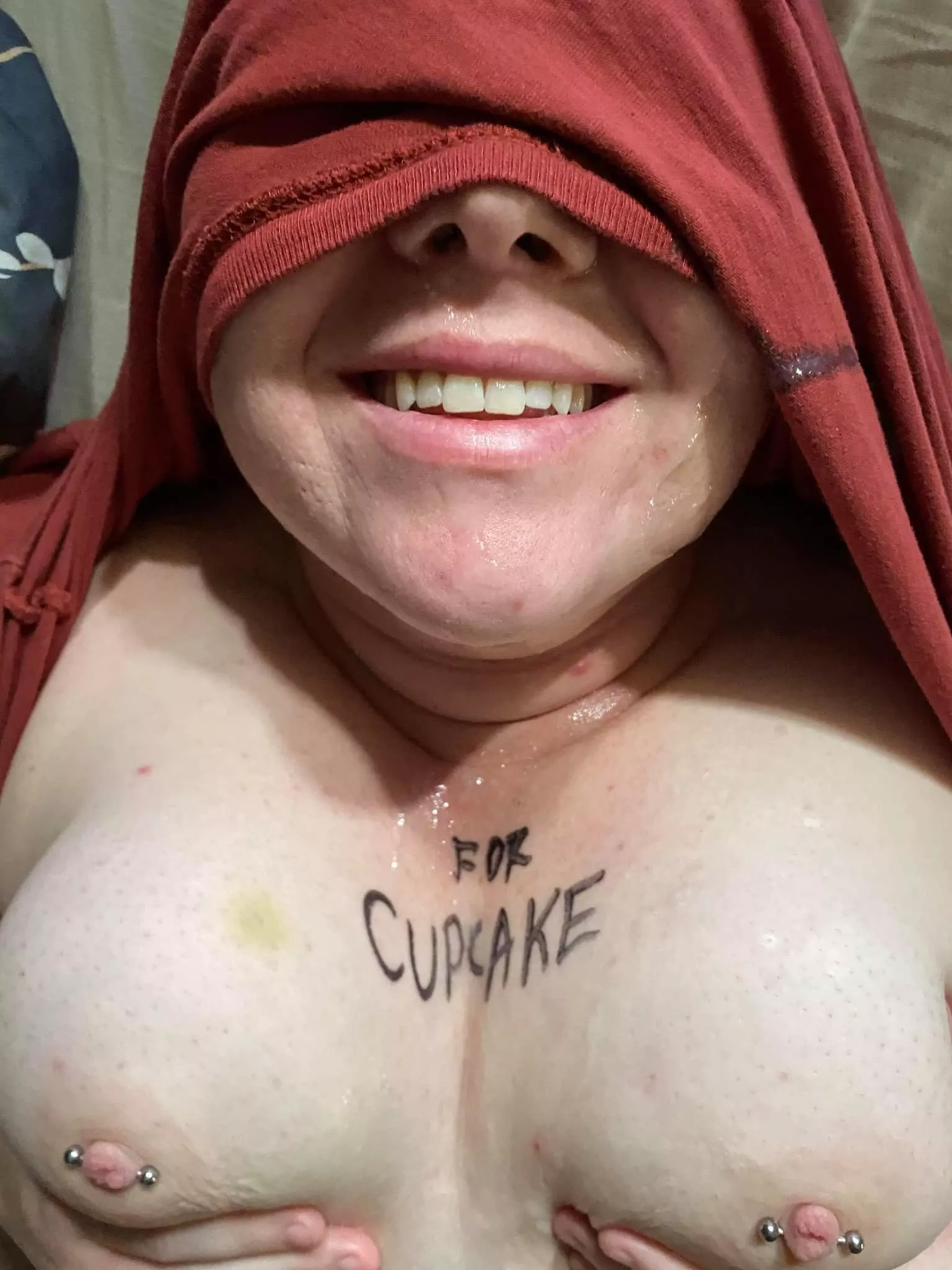 When you want to make your cupcake (cuckcake) smile posted by Mister_Mannered